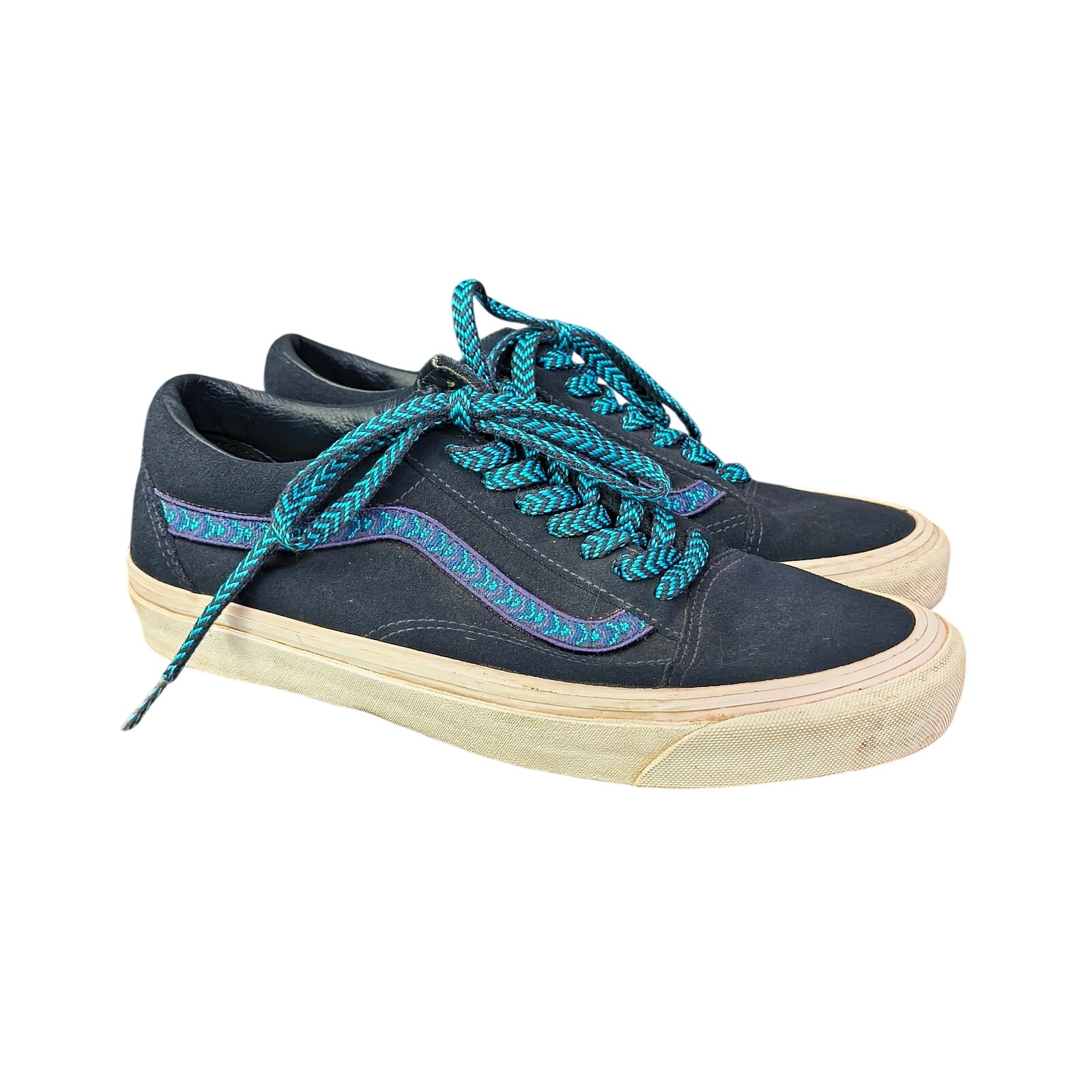 Vans Old Skool 36 Dx Anaheim Factory Sneakers Navy Dyed Suede Men's 10